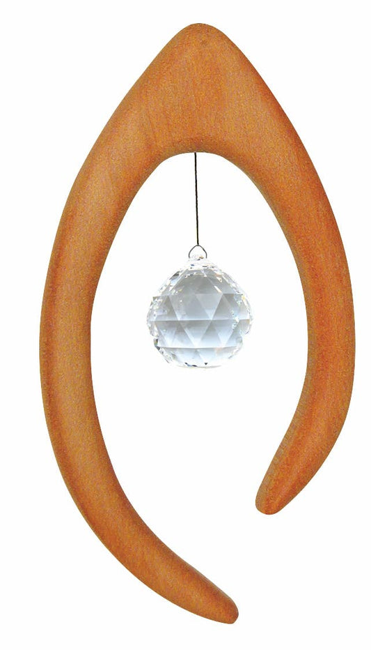 Fensterschmuck - Iris mit Regenbogen-Kristall