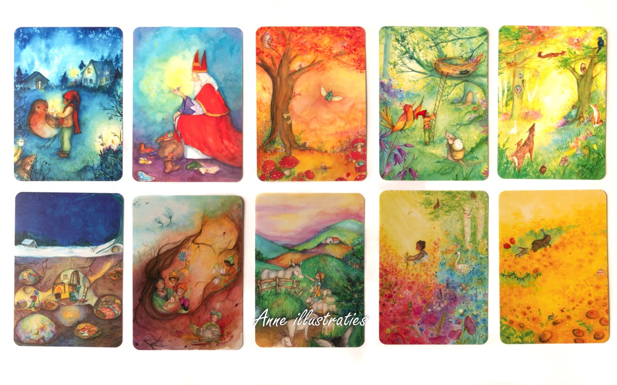 Erzählkarte - Die Lichter des Gnoms Toban A5