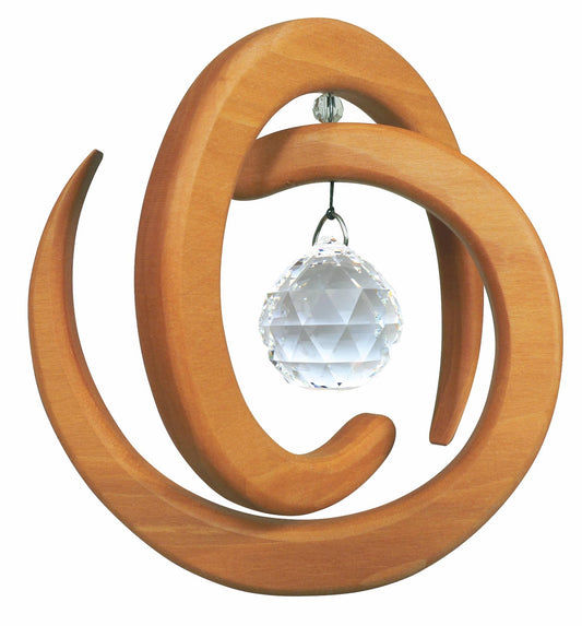 Fensterschmuck - Helix mit Regenbogen-Kristall