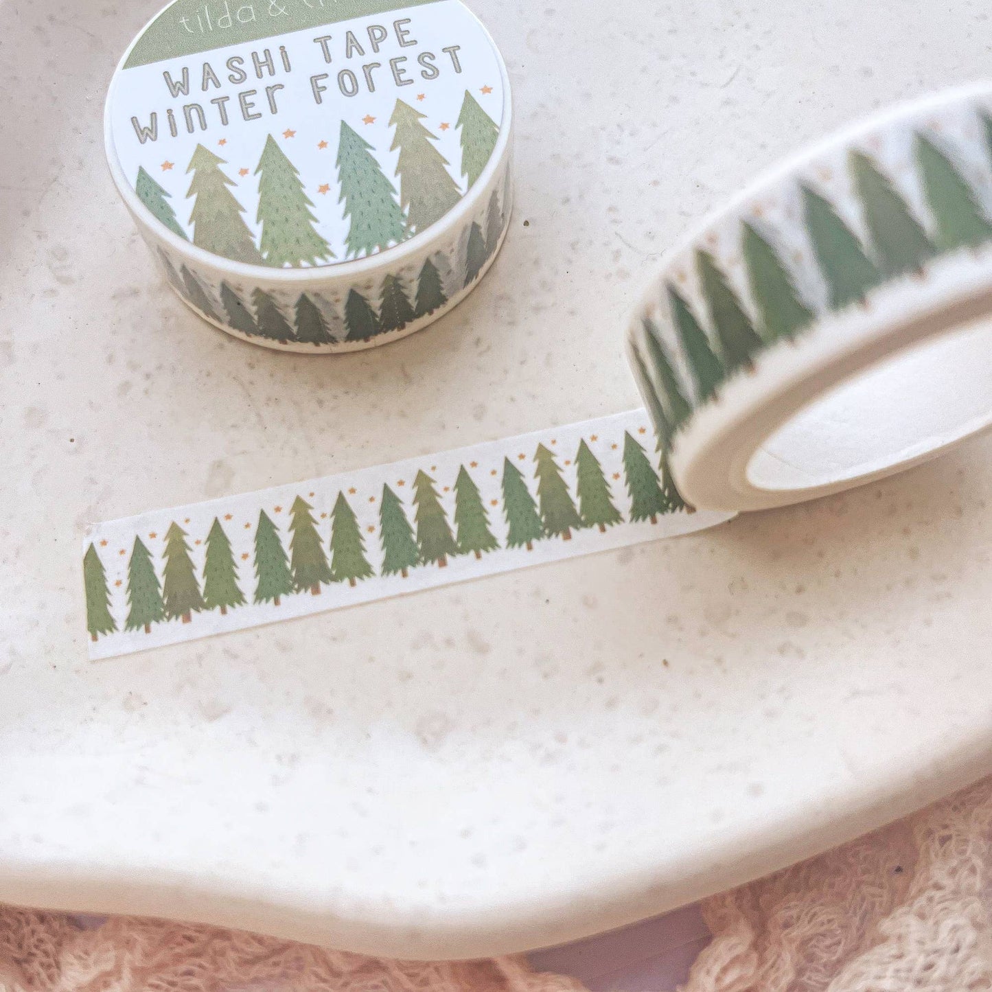 Washi Tape - Tannen Winterwald