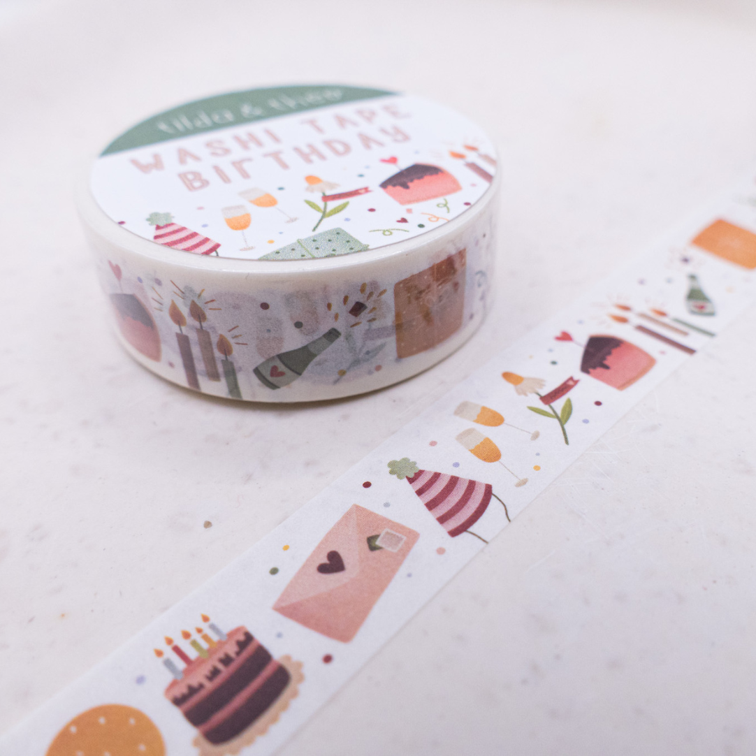 Washi Tape - Geburtstag