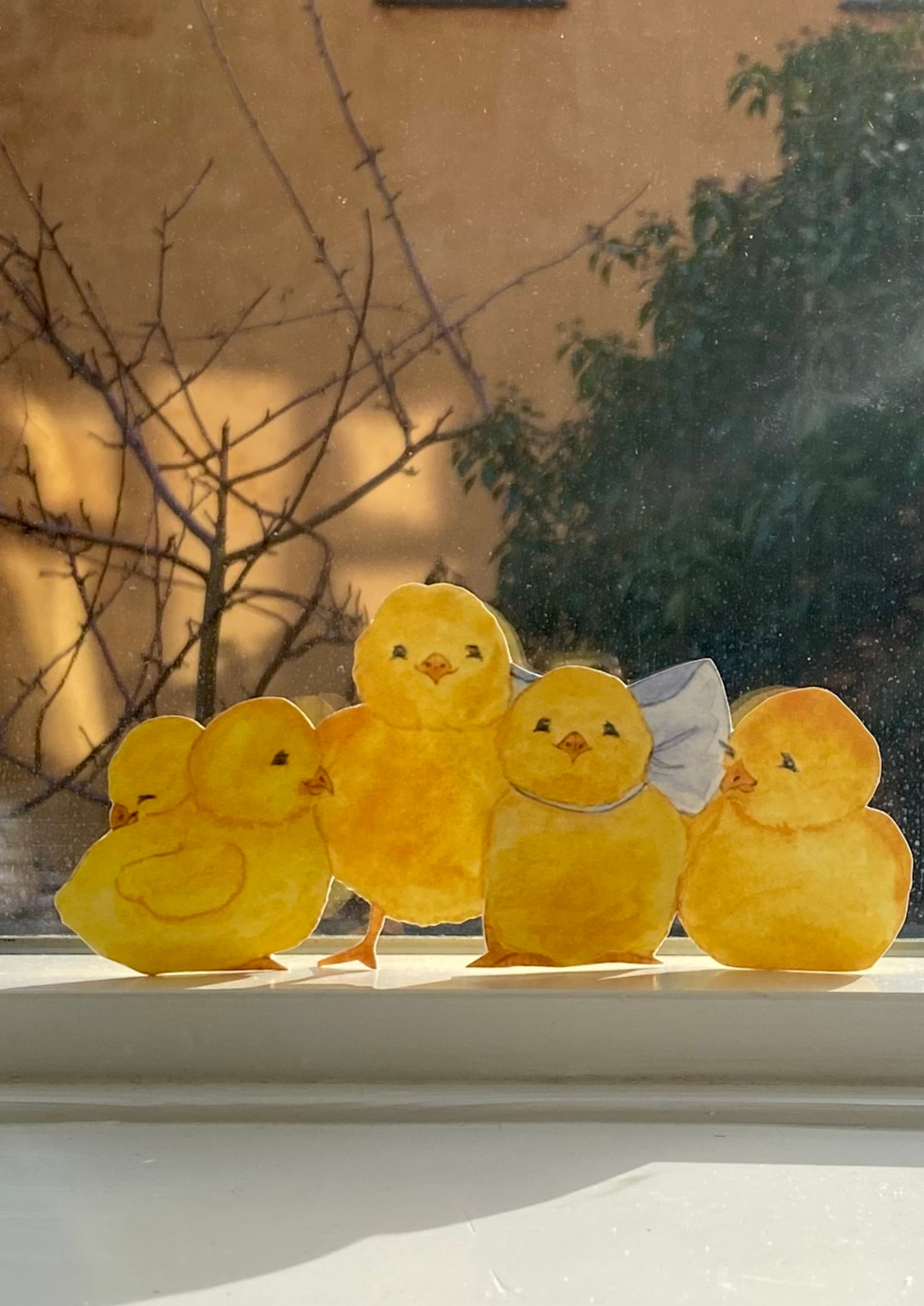 Bastelvorlage - Küken