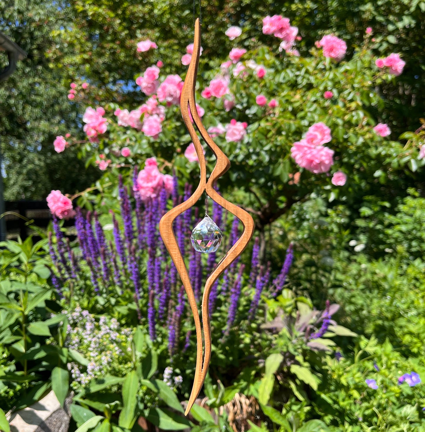 Fensterschmuck mit Regenbogen-Kristall