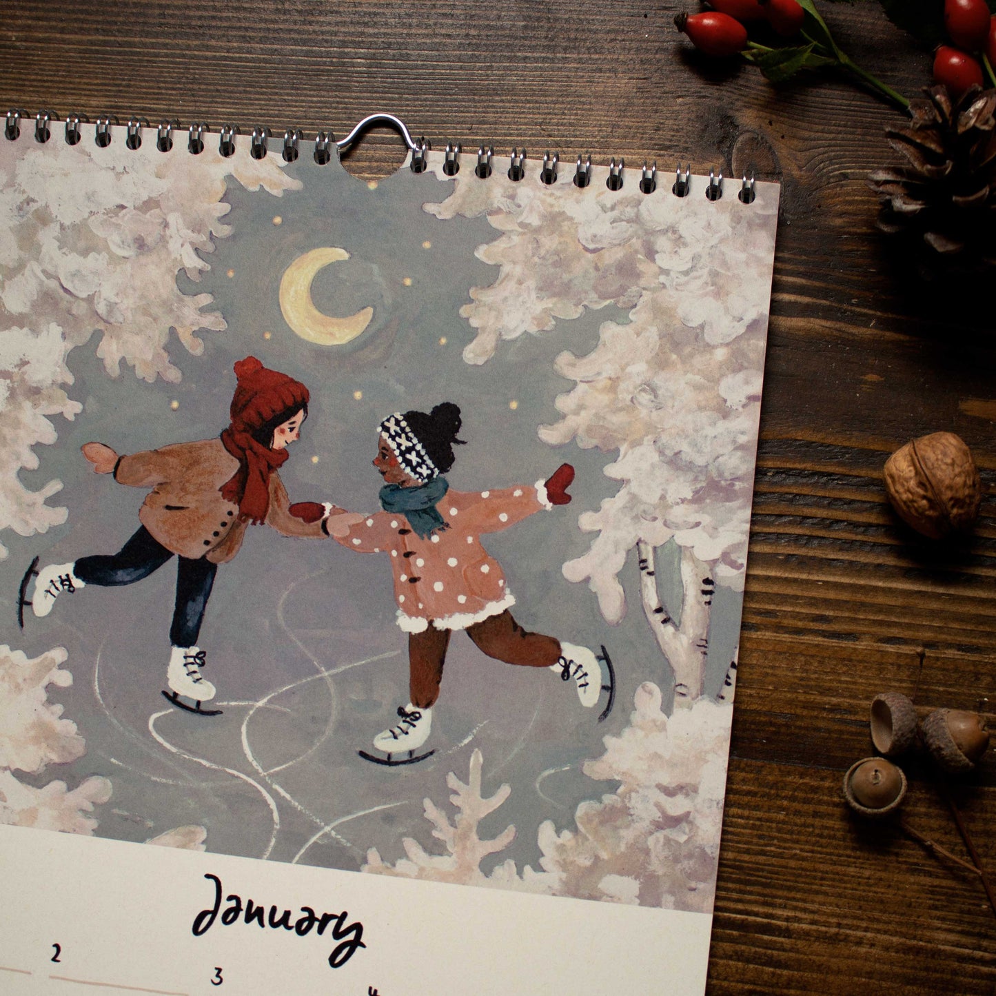 Immerwährender Wandkalender / Geburtstagskalender