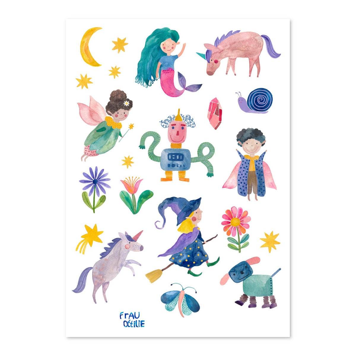 Kindertattoos - Fantastische Wesen