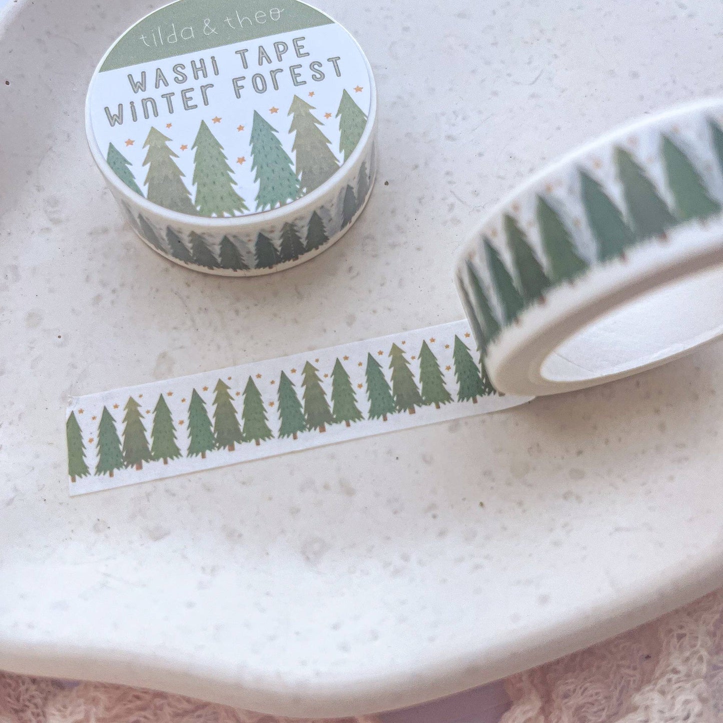 Washi Tape - Tannen Winterwald