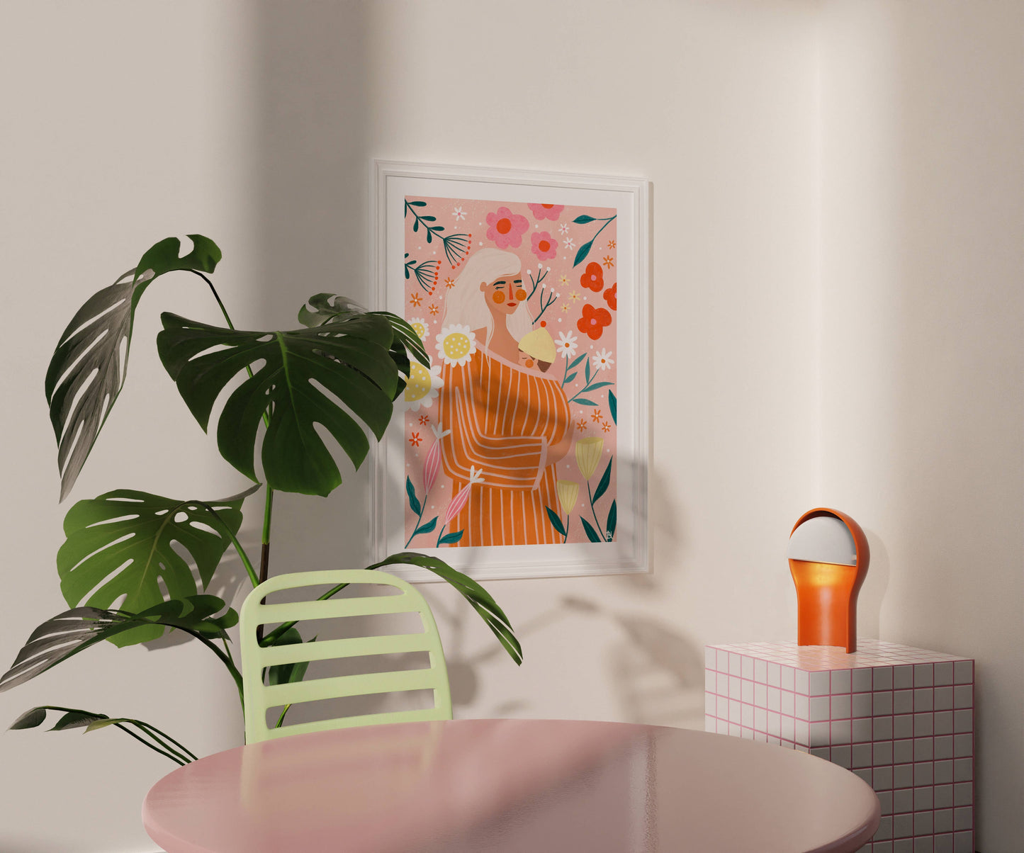 Spring Mum - Kunstdruck A3