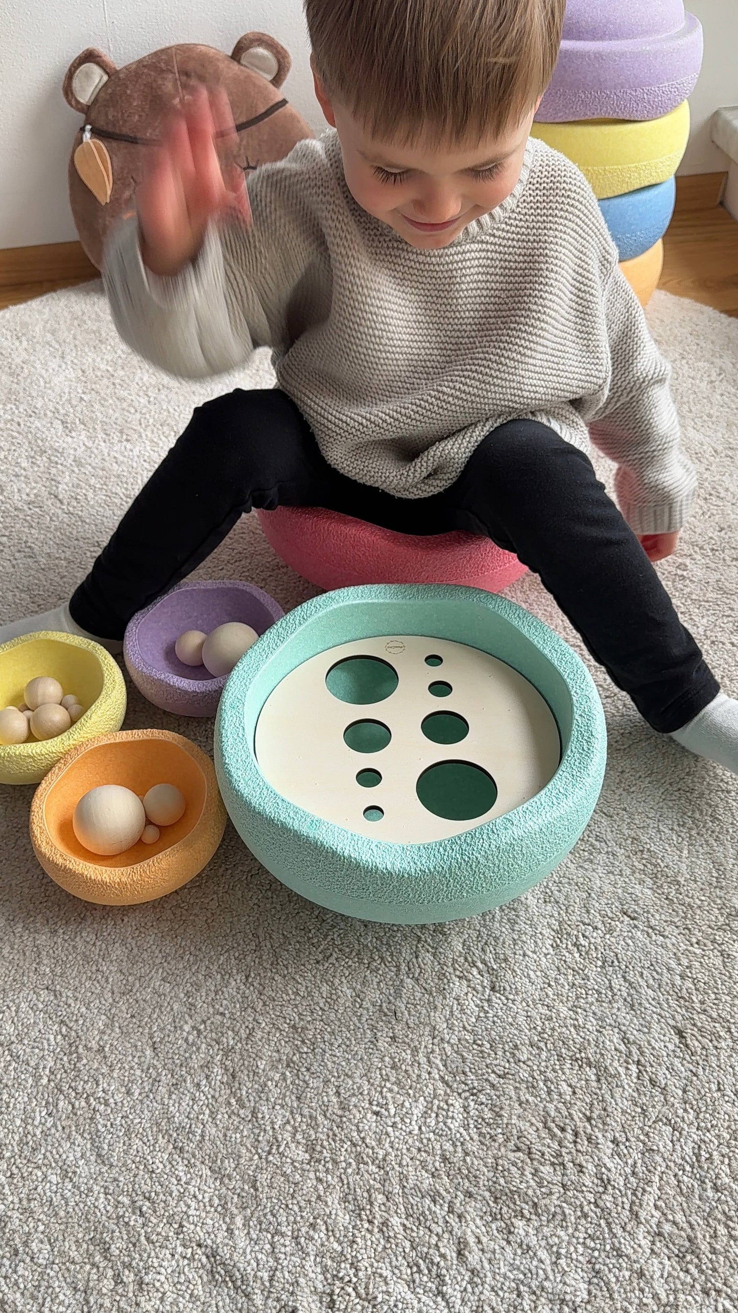 Größenstufen - Aktivitätsplatte kompatibel mit Stapelstein®