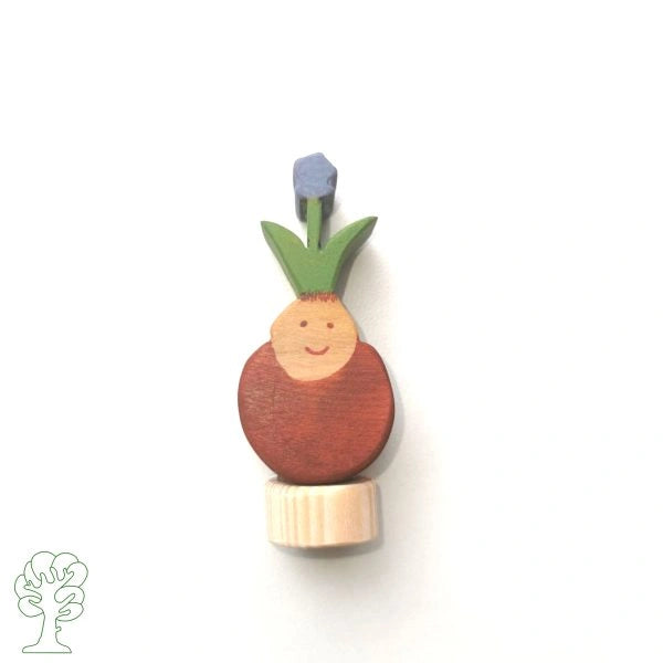 Stecker - Wurzelkind blaue Blume