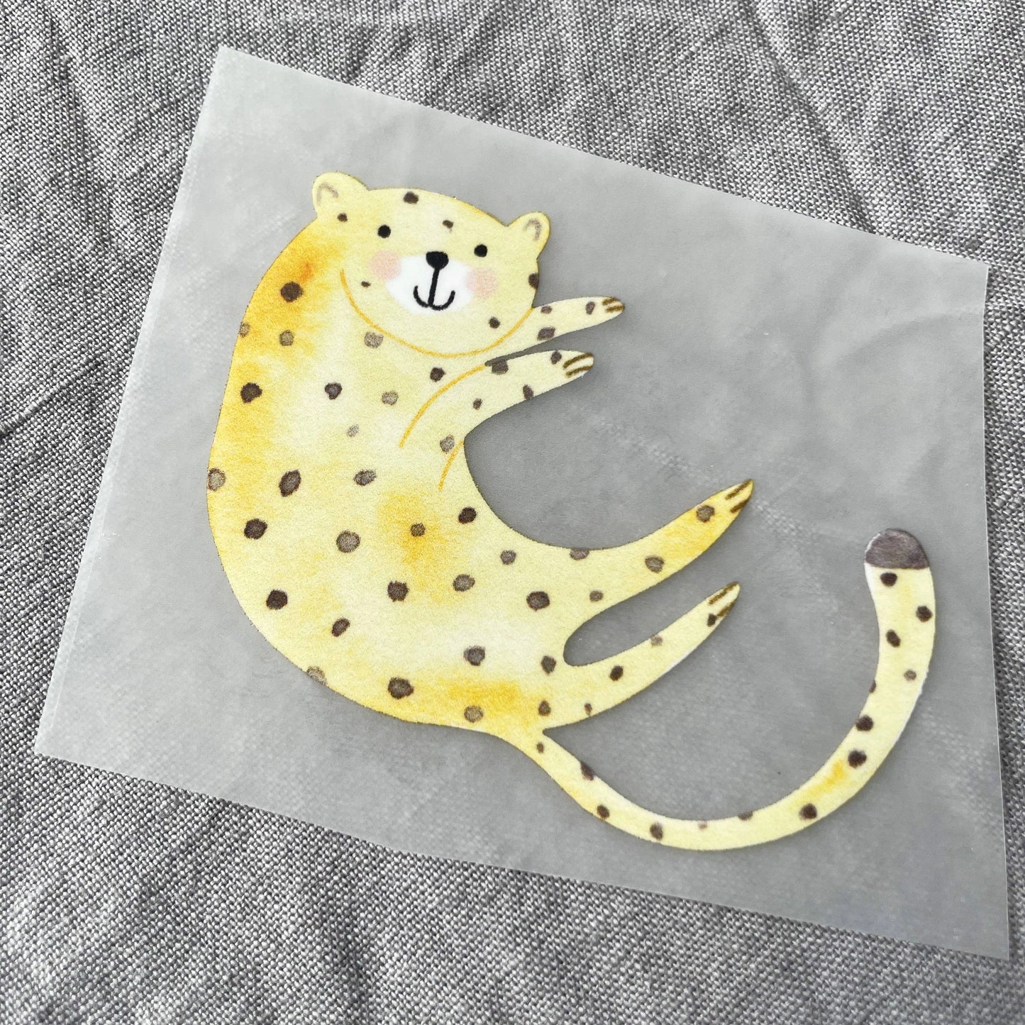 Bügelbild - Gepard