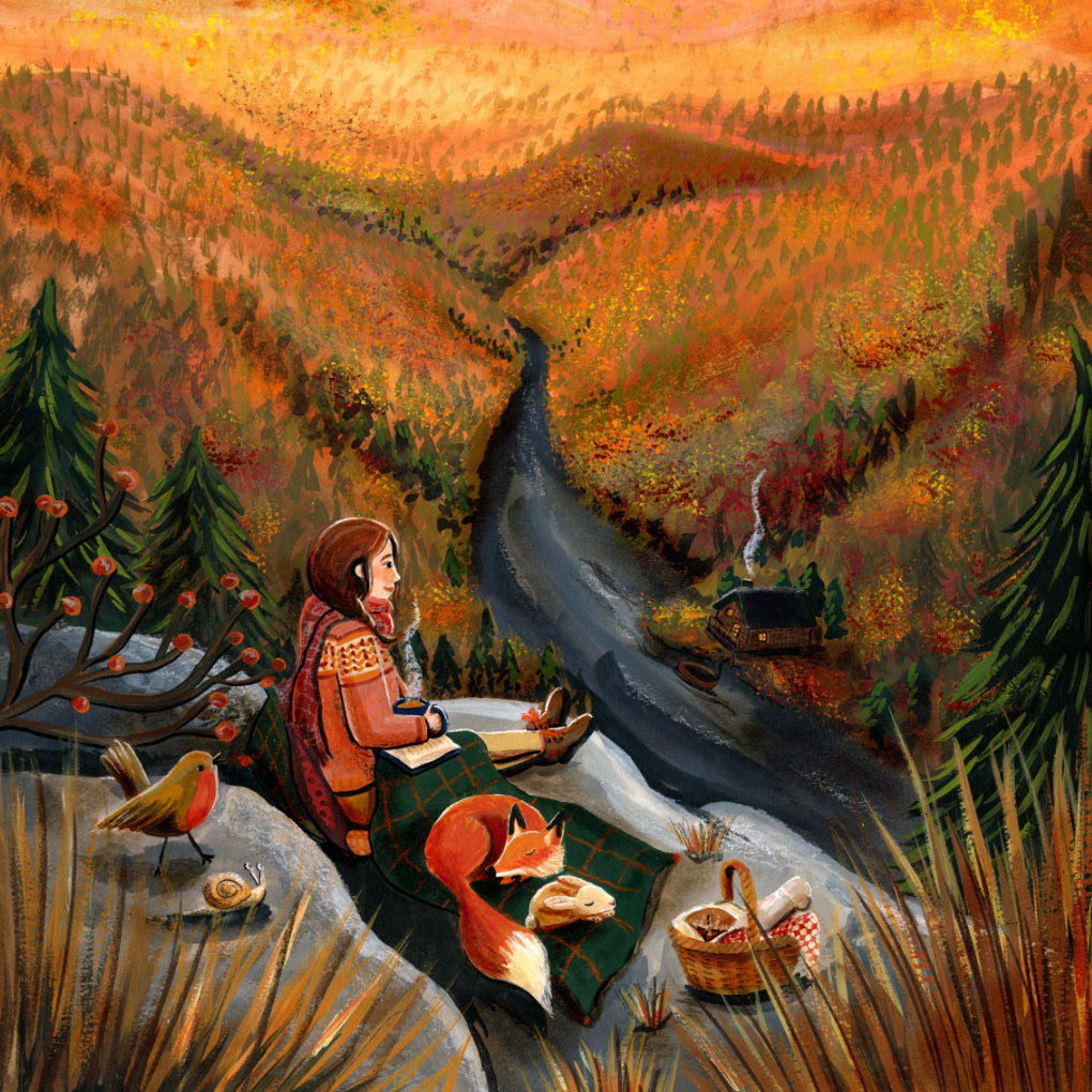 Motiv Herbstpicknick