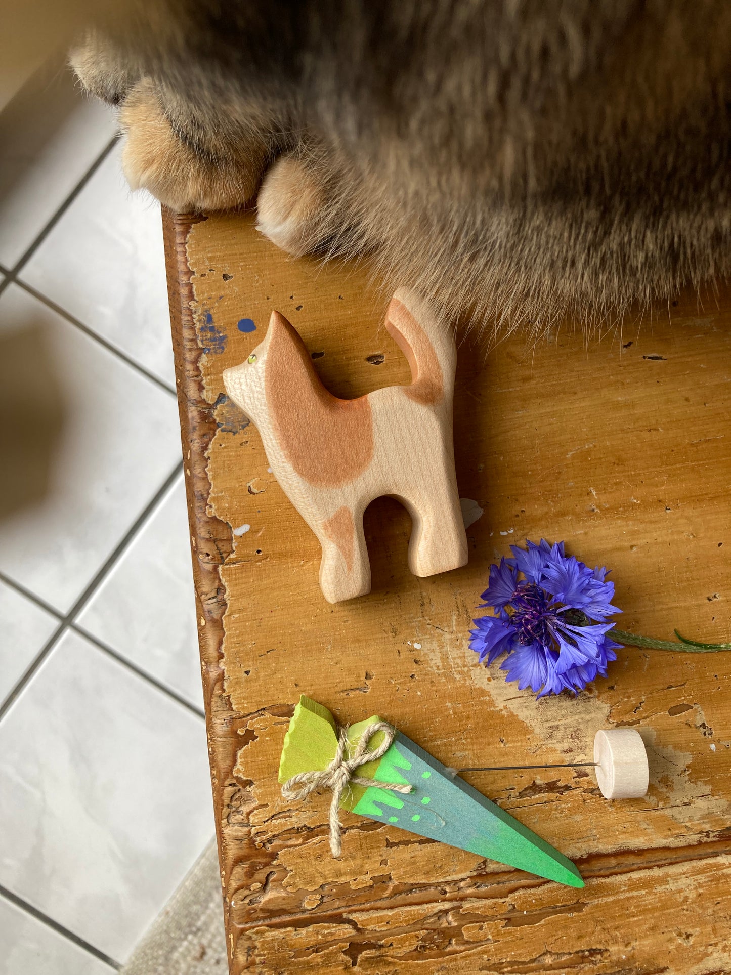 HolzWald Katze