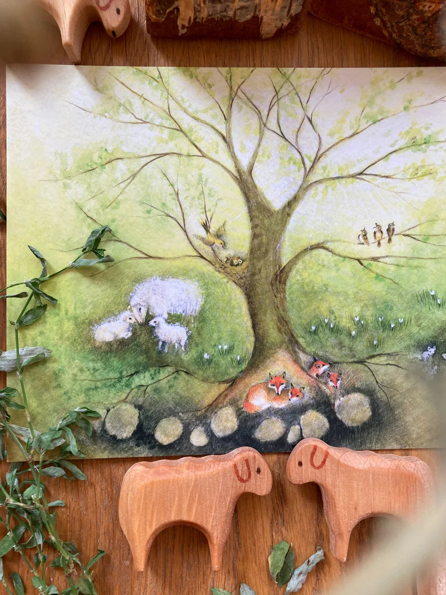 Kunstkarten Set "Jahreszeiten" (4 Bögen A4)