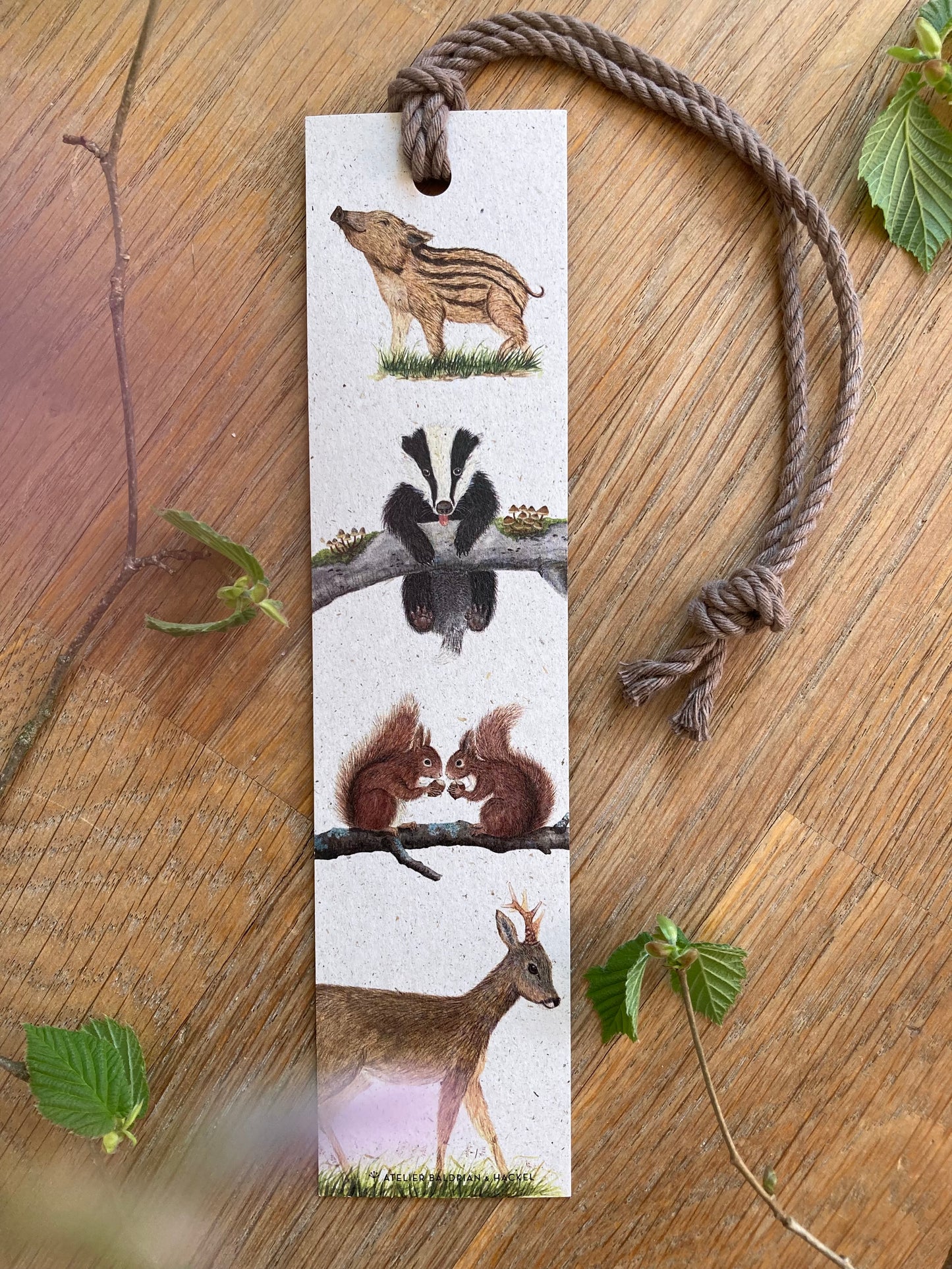 Lesezeichen „Wald”