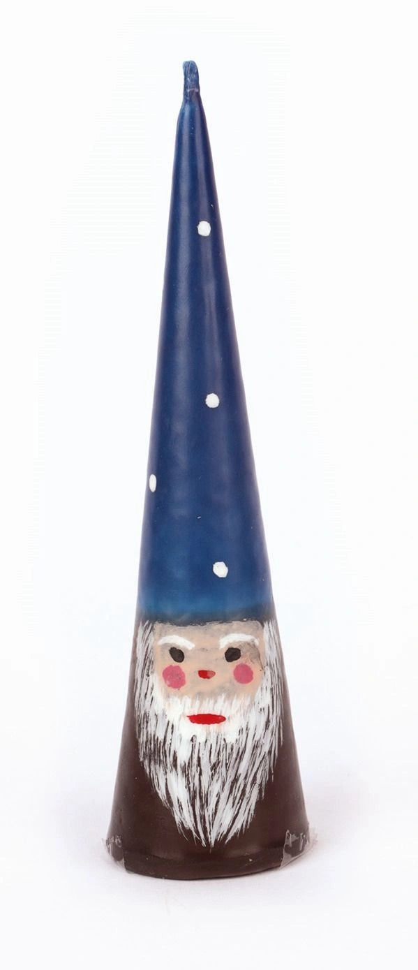 Kerze "Wichtelmännchen" blau
