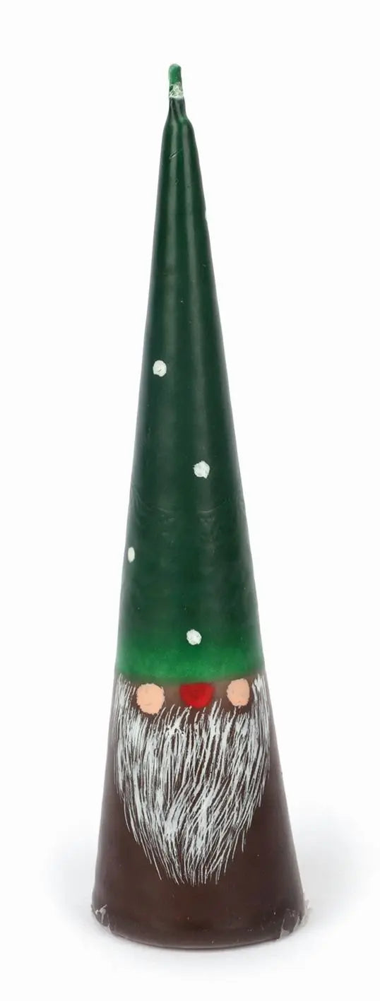 Kerze "Wichtelmännchen" grün