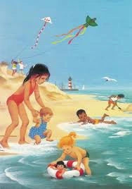 Sommer, Kinder am Meer