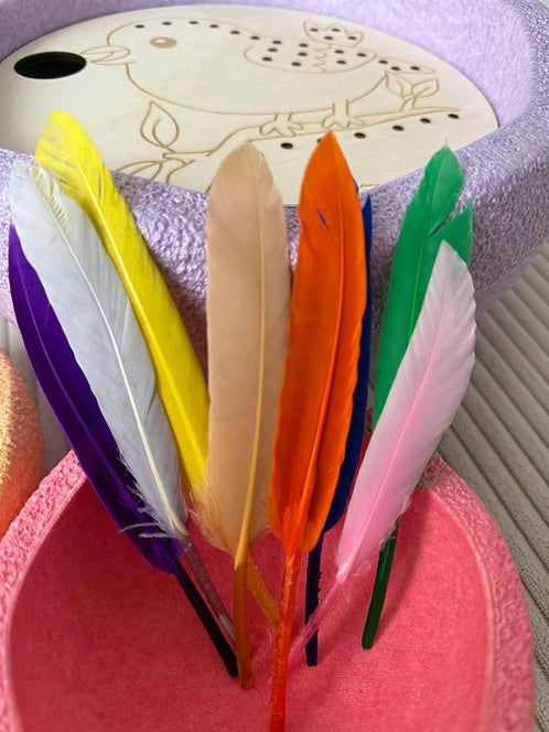 Vogel - Aktivitätsplatte kompatibel mit Stapelstein®