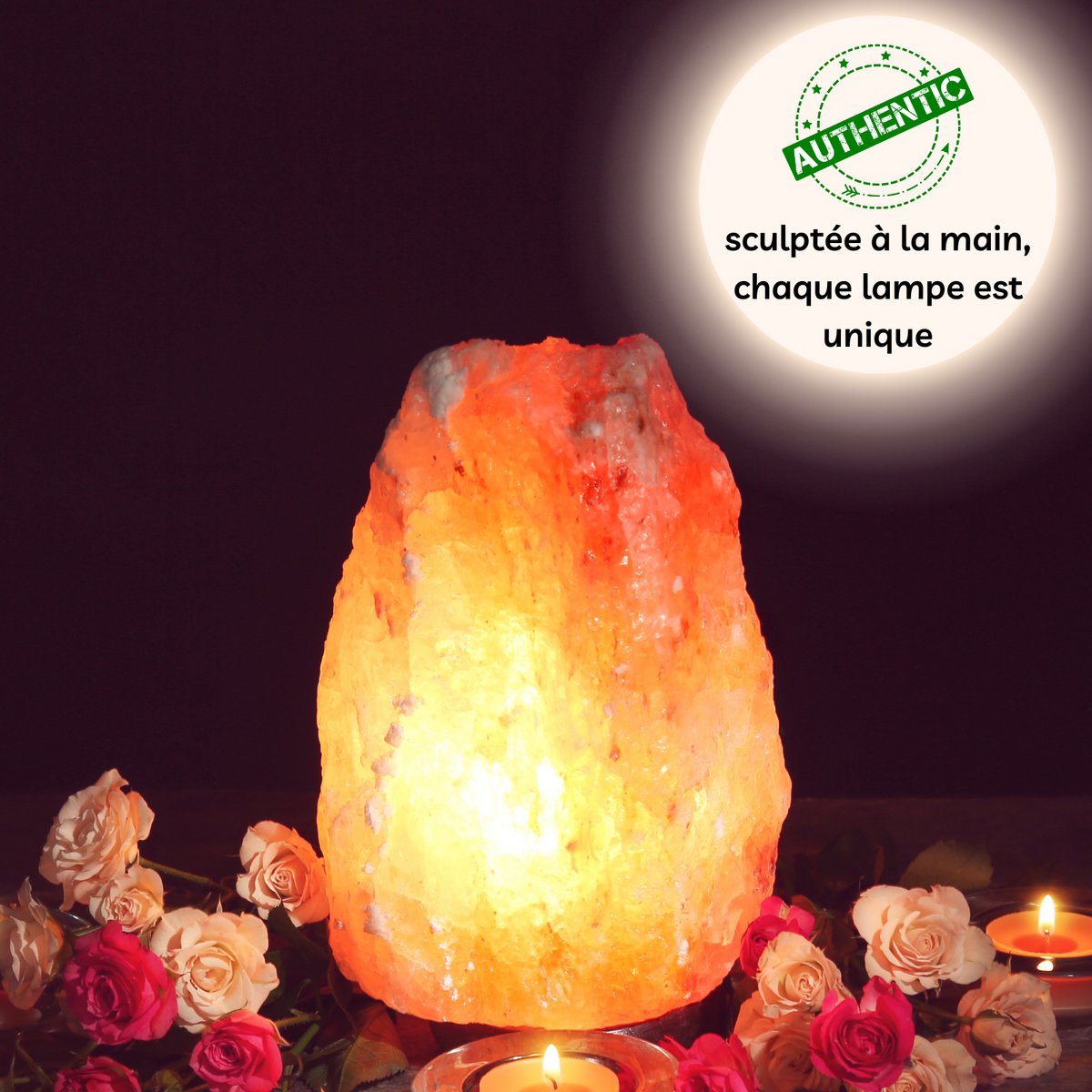 Salzlampe Natur