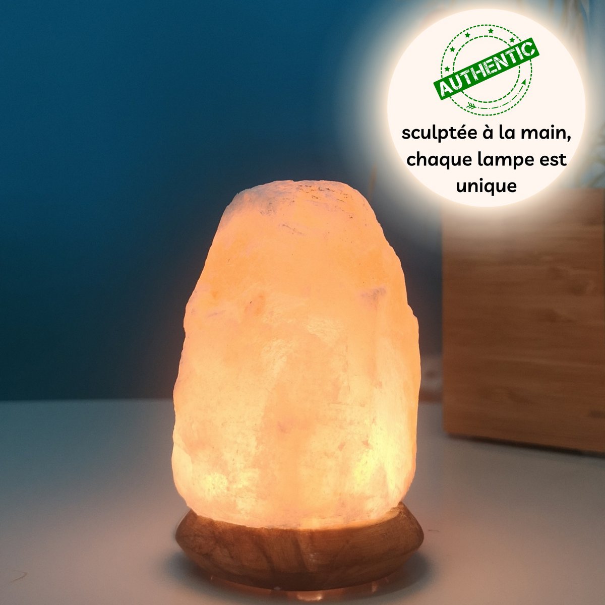 Salzlampe Natur