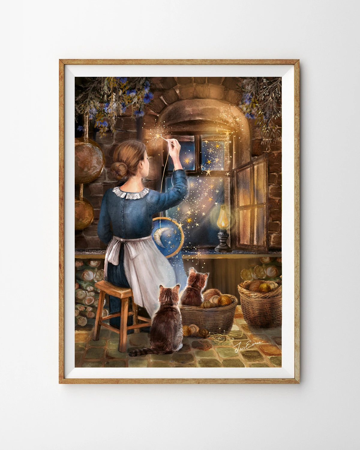 Die Näherin der Sterne - A4 Print