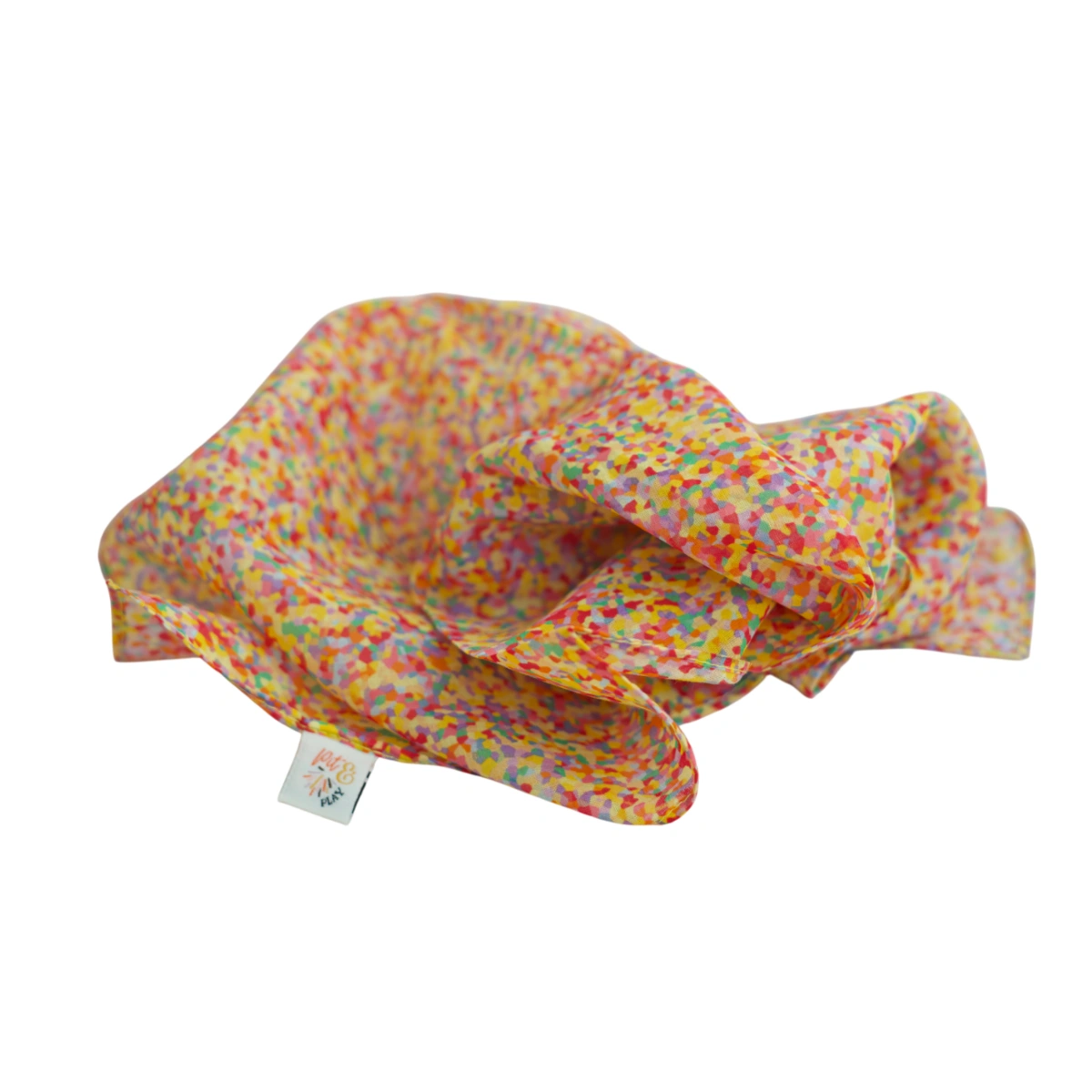 Spieltuch Baumwolle super confetti 75x75