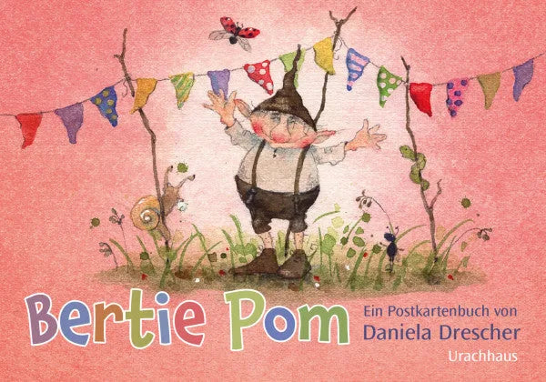 Postkartenbuch Bertie Pom von Daniela Drescher, Kartenmotiv