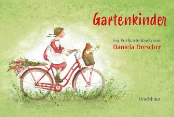 Postkartenbuch Gartenkinder von Daniela Drescher, Kartenmotiv