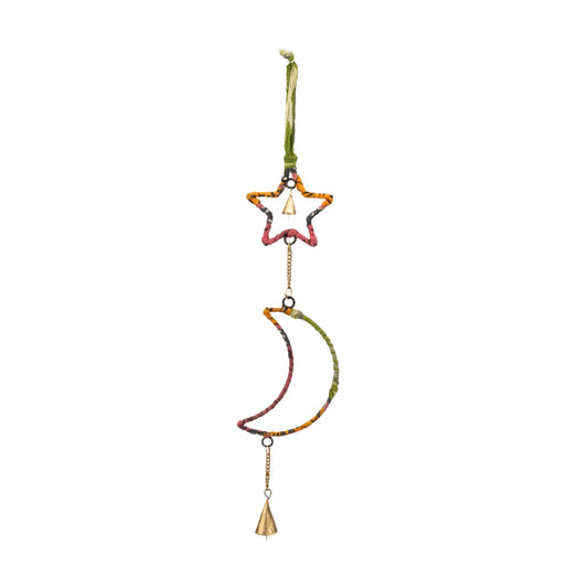 Windspiel - Mond und Stern