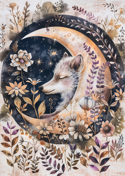 Mondtiere: Wolf