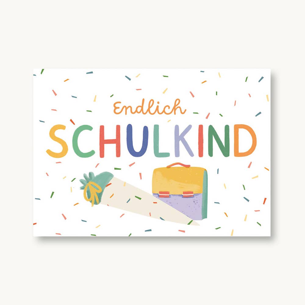Endlich Schulkind | Konfetti