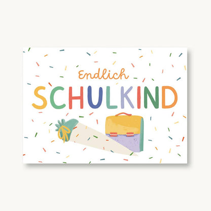Endlich Schulkind | Konfetti
