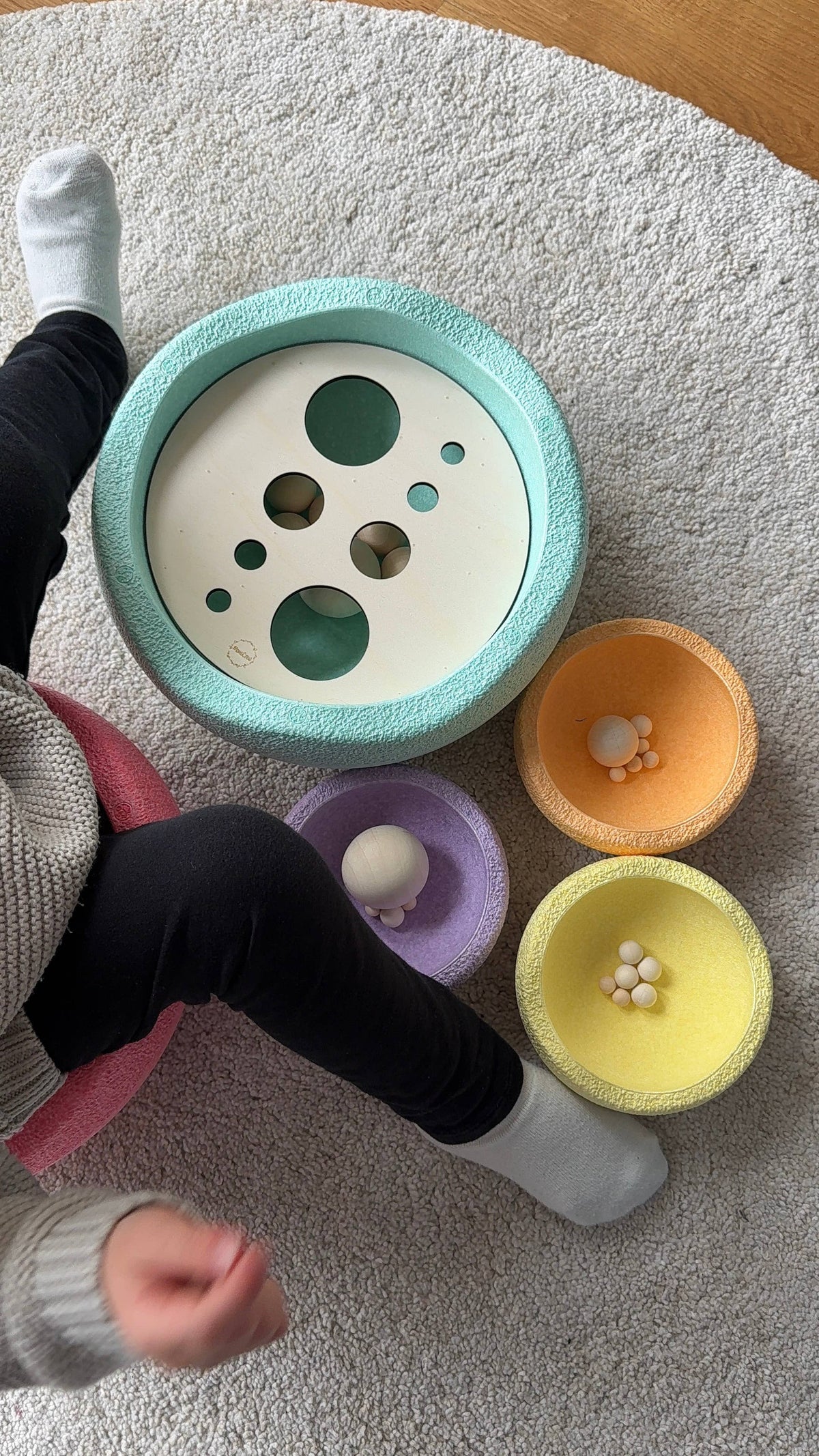Aktivitätsplatte Größenstufen kompatibel mit Stapelstein® von MomsCrew, Ansicht 6
