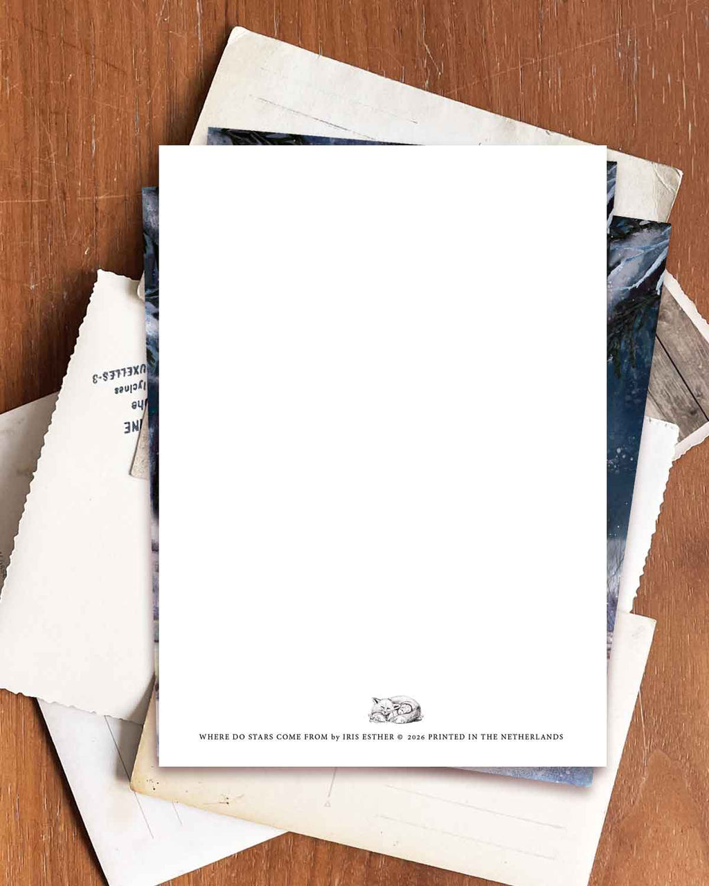 Postkarte Woher kommen die Sterne von Iris Esther A6, Ansicht 3