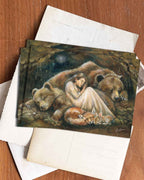 Postkarte Winterschlaf von Iris Esther A6, Ansicht 2