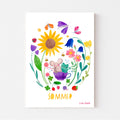 Kunstdruck Sommer von Frau Ottilie A4