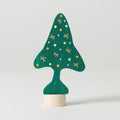 Grimm's Steckfigur Weihnachtsbaum, der Weihnachtsbaum ist aus Lindenholz und von Hand bemalt