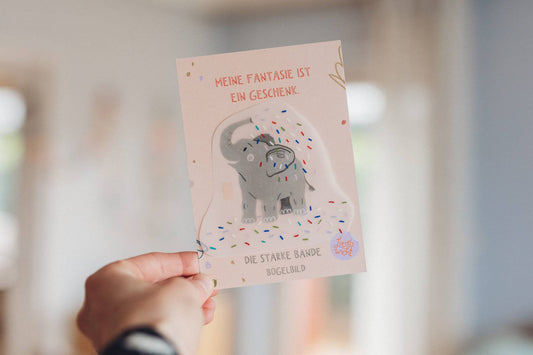 Bügelbild - Die starke Bande - Elefant
