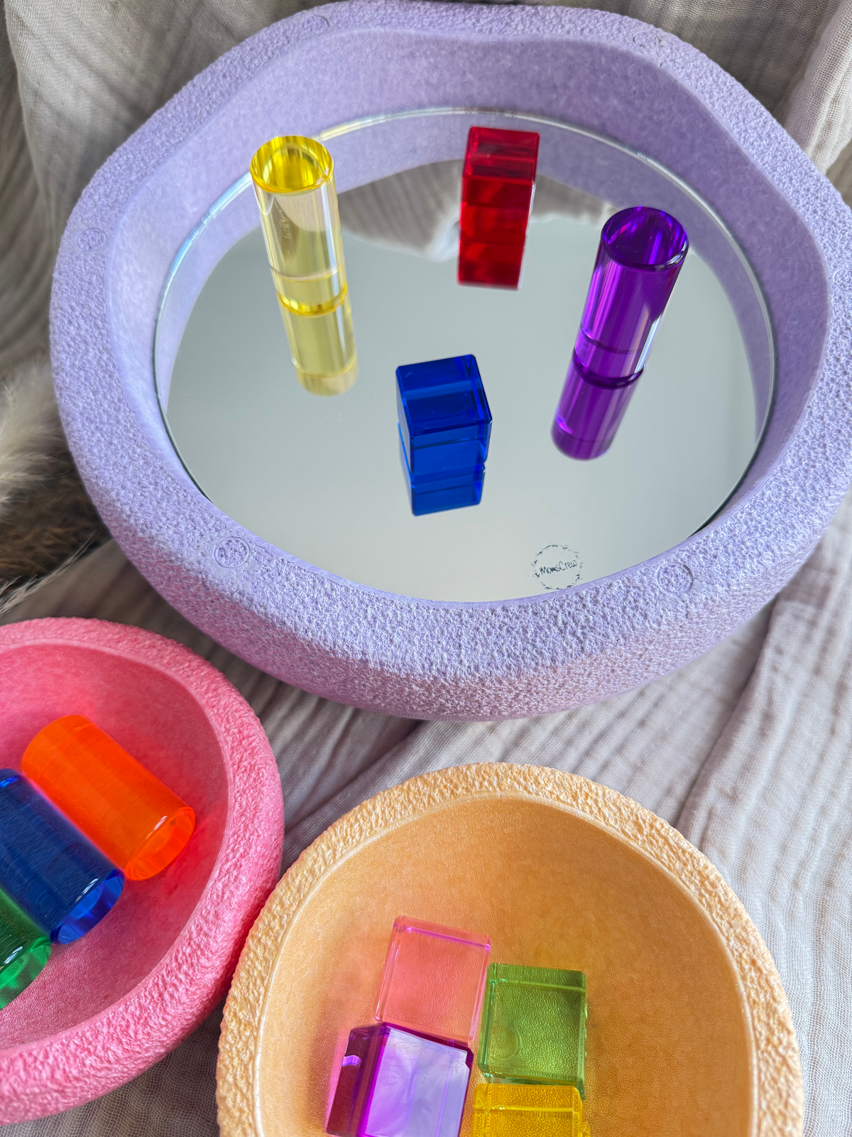 Aktivitätsplatte Spiegel kompatibel mit Stapelstein® von MomsCrew, Ansicht 5