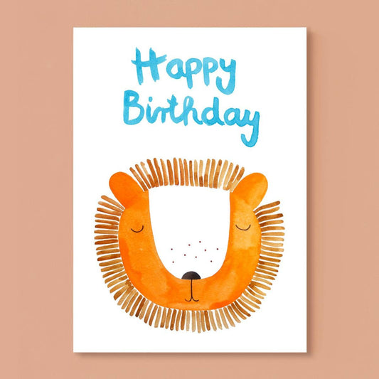 Happy Birthday mit Löwe A6