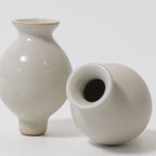Grimm's Stecker Vase weiß aus Keramik auf dem Festtagsring, Foto