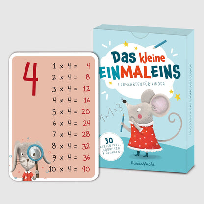 Das kleine Einmaleins – Lernkarten 1–10 für Kinder