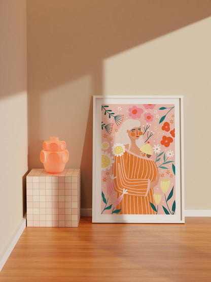 Spring Mum - Kunstdruck A3