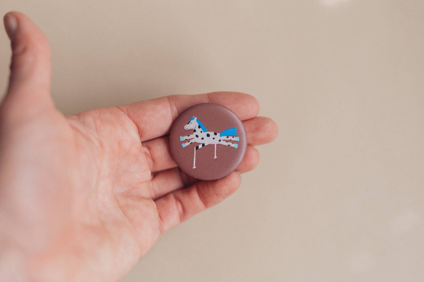Button - Pferd - Ich entscheide, was sich gut anfühlt