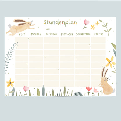 Stundenplan - Hase