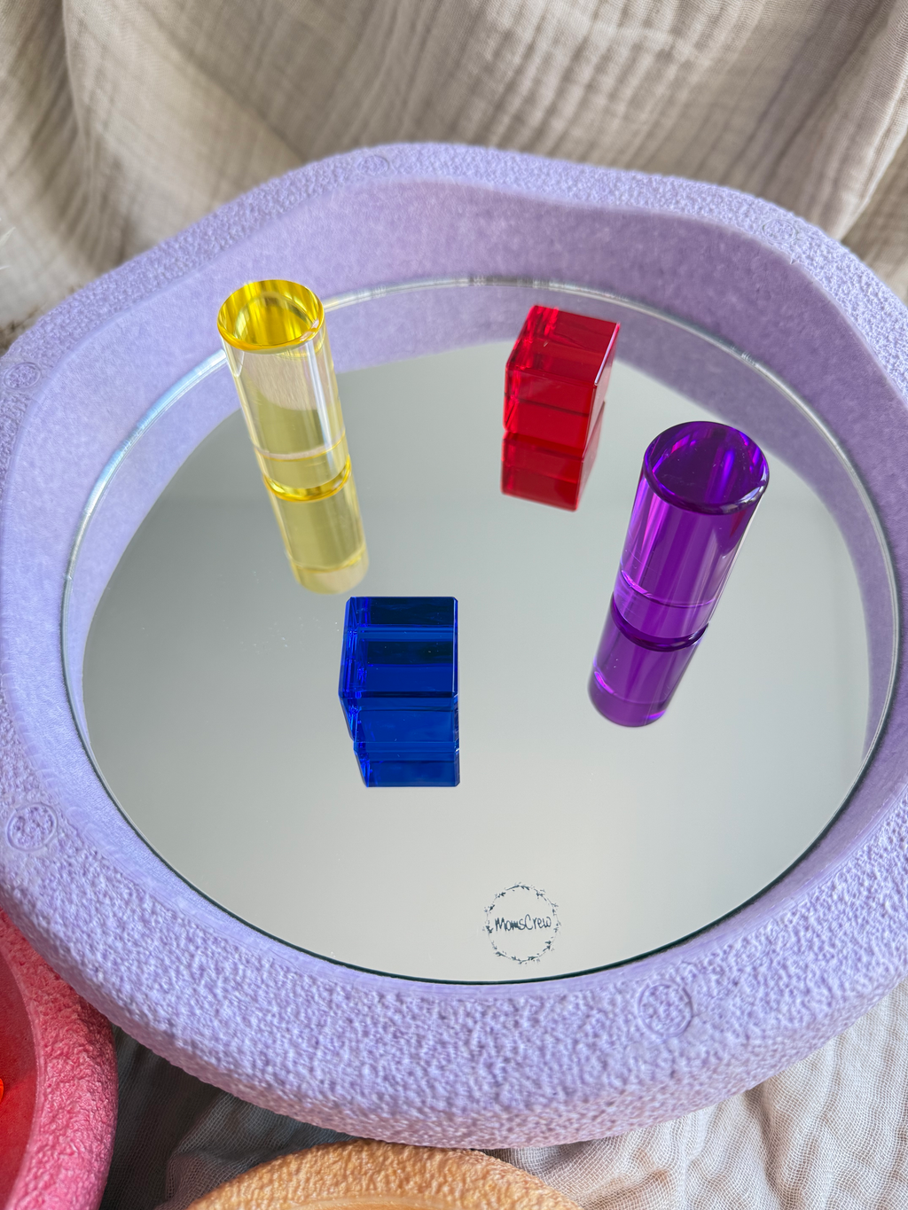 Aktivitätsplatte Spiegel kompatibel mit Stapelstein® von MomsCrew, Ansicht 3