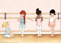 Postkarte Ballettunterricht von Belle & Boo A6