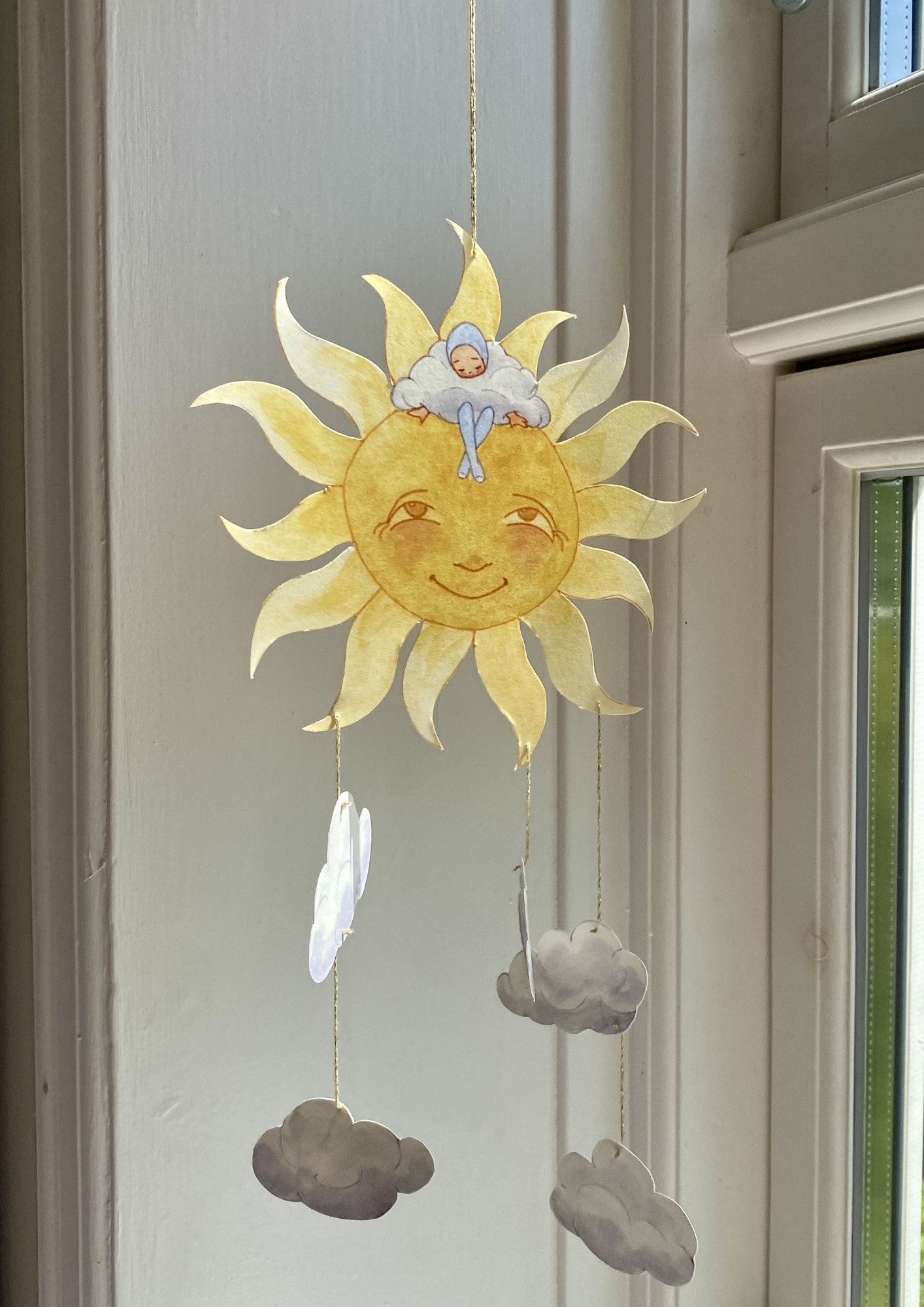 Bastelbogen - Miss Sunshine