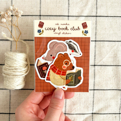 Sticker-Set - Gemütlicher Buchclub