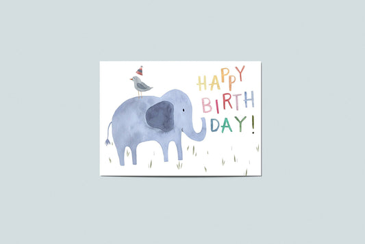 Happy Birthday - Elefant